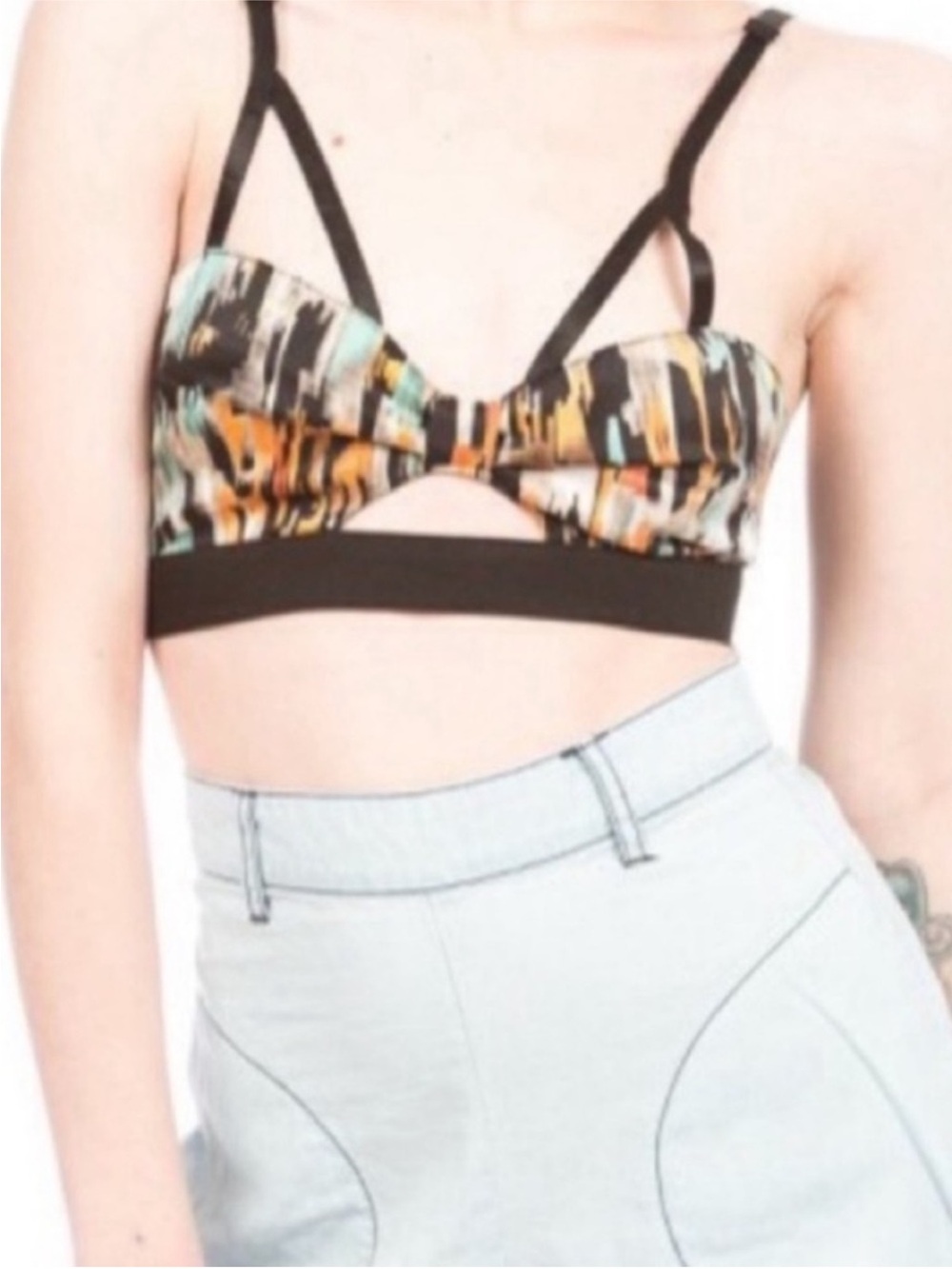 Y2K mesh bralette Medium bellz BOTB